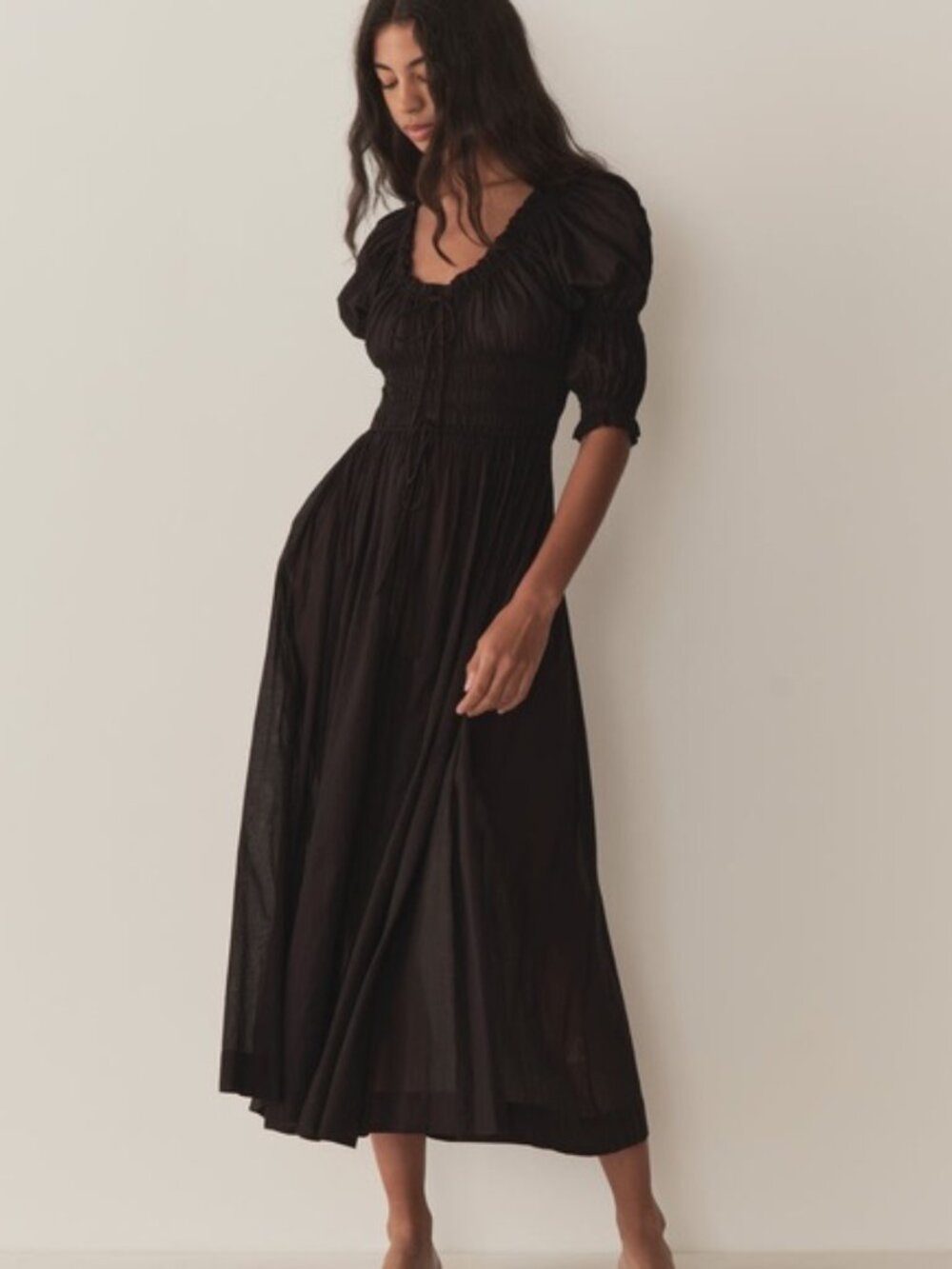Doen Ischia Dress in Black - Picture 7 of 13